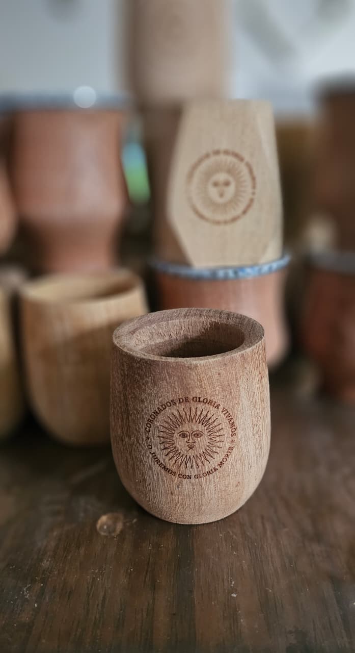 Mate Perita con grabado + Bombilla acero inox